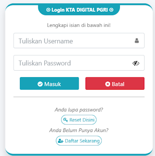 Register PGRI Kulon Progo - Persatuan Guru Republik Indonesia Cabang Kulon Progo